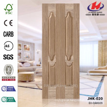 JHK-020 Econômico África do Sul Lowes Mobiliário Whosale Dark Oak 609 HDF moldado Veneer Door SKIN